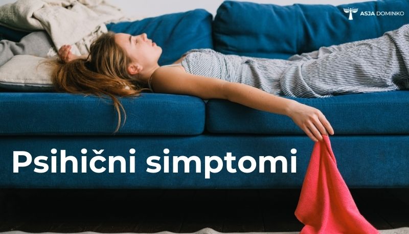 psihični simptomi motenj spanja
