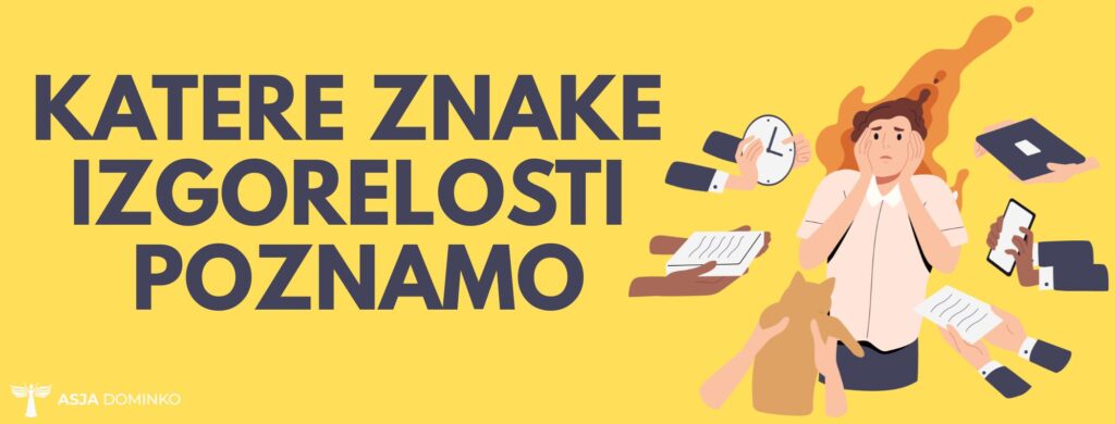 Katere znake izgorelosti poznamo